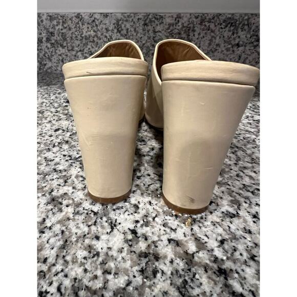 Tory Burch Cream Heels - Picture 2 of 8